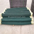 สนามกีฬา Green PVC Chain Link Fence